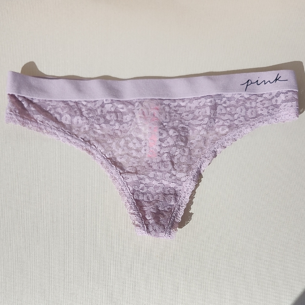 PINK Victoria's Secret Lavender Lace Panties